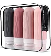 IYYI Travel Bottles for Toiletries, TSA Approved Travel Size Containers, Silicone Toiletries Bott...