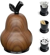 Decorative Dental Floss Holder, Aesthetic Toothpick Dispenser, Cute Bathroom Countertop Cotton Sw...