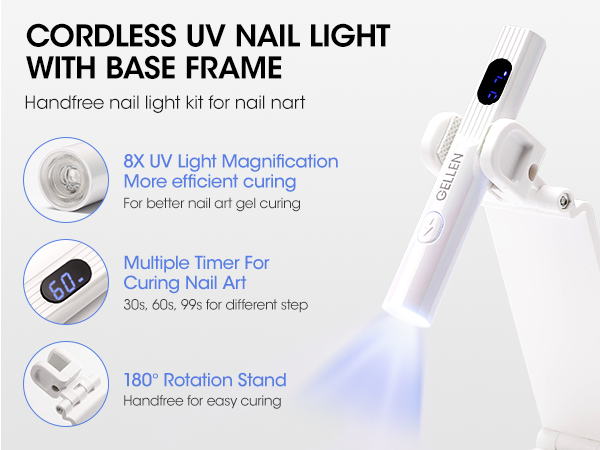Gellen uv light for gel nails