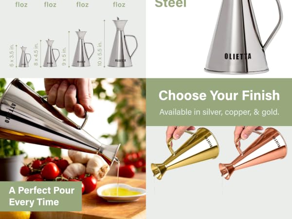 oil dispenser olive bottle vinegar glass for bottles and spout set kitchen cruet with pour cooking