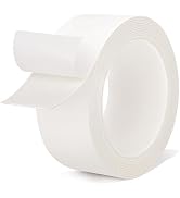 Double Sided Tape 2" x 9.85 FT, Damage Free Removable Mounting Tape Heavy Duty, No Residue PE Foa...