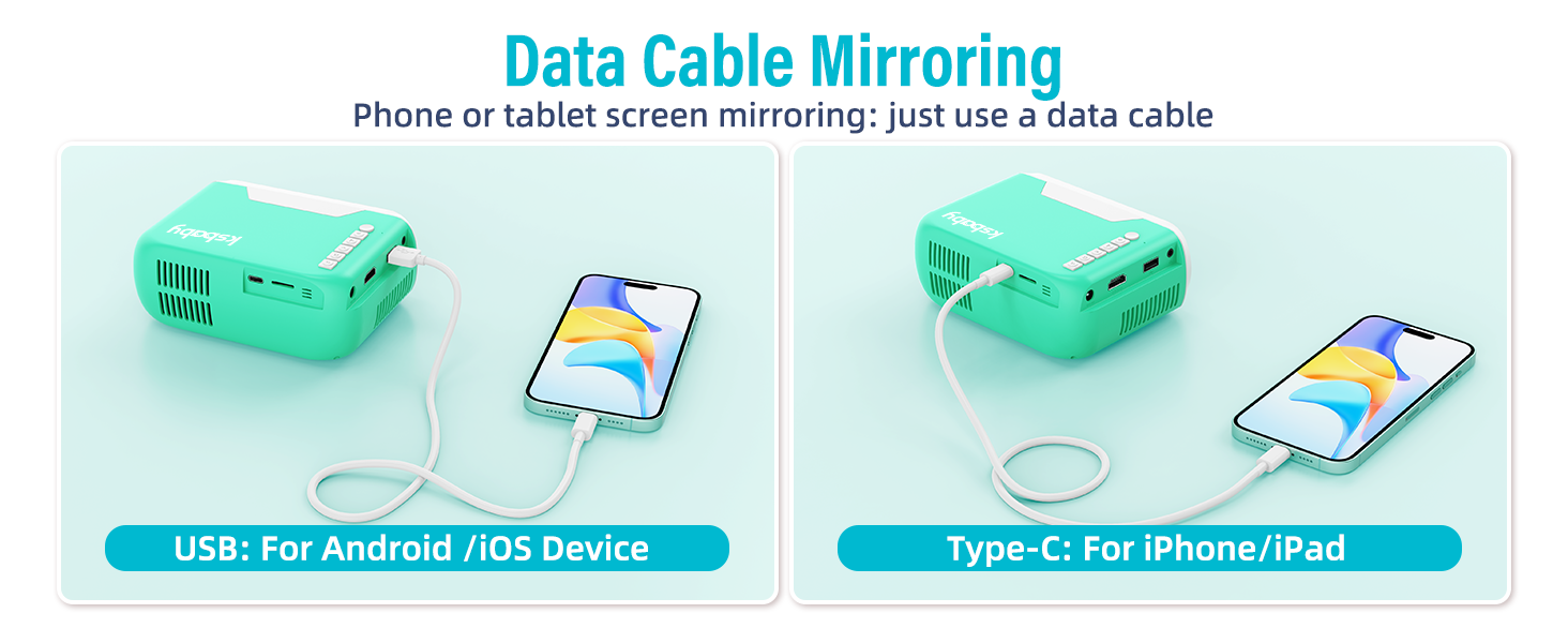 ksbaby wifi mini projector