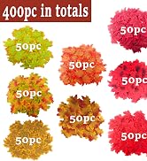 8 colors fall leaves 400PCS