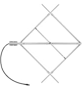 FMUSER CP200 350W FM Transmitter Antenna Outdoor,Double-Crossed FM Antenna,FM Circular Polarized ...