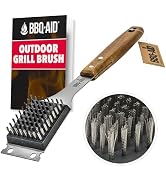 BBQ-Aid Grill Brush and Scraper for Barbecue – Grill Brush for Outdoor Grill with Extended, Large...