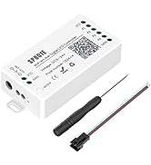 SEZO WS2812B WS2811 LED WiFi Controller, iOS Android App Control DC 5V~24V SP801E for SK6812 WS28...