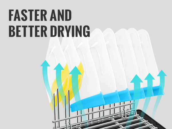 silicone bag drying rack
