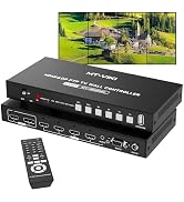 MT-VIKI 4K@60Hz HDMI+DP Video Wall Controller 2X2, Support 90°/ 180° /270° Rotate, Support Resolu...