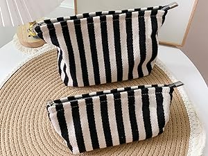 Makeup Brush Bag, Cosmetic Travel Bag for Purse Women