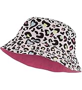 Bucket Hat for Girls & Boys, Packable Double Sided Reversible Beach Sun Kids Bucket Hat - Ages 3-10