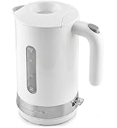 OVENTE 1.8L Electric Kettle, BPA-Free with Easy-Fill Lid, White KP413W | 1500W Fast Boiling Water...