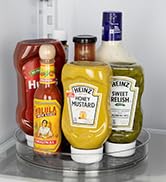 Spectrum Lazy Susan Organizer, Hexa Medium (1-Pack) - Lazy Susan Turntable for Cabinet, Refrigera...