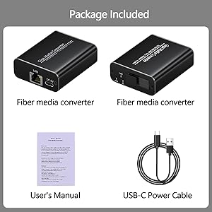 Gigabit Fiber Media Converter