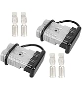 ANKG 2PCS 1/0 Gauge 175Amp Battery Quick Disconnect,12v-36v Batteries Quick Connect/Disconnect Pl...