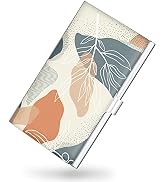 xiviers Business Card Holder,Color Printing Men's and Women's Business Card Case,Ultra-thin Metal...