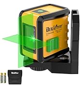 Self Leveling Laser Level,DEGLASERS 100ft Green Cross Line Laser Level,3 Brightness Adjustment,Ma...