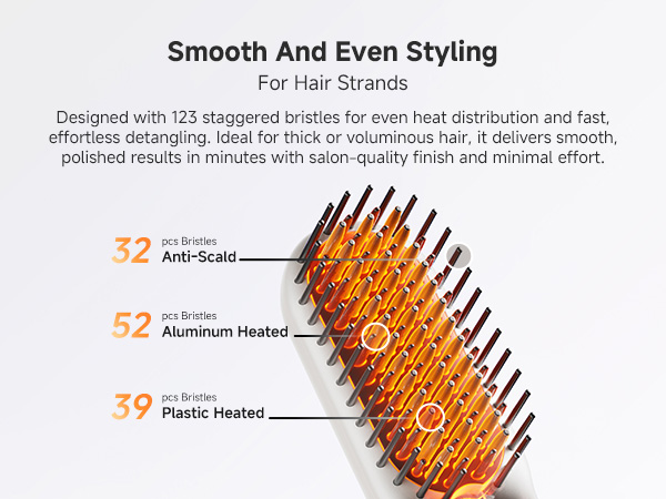 hair straightener brush