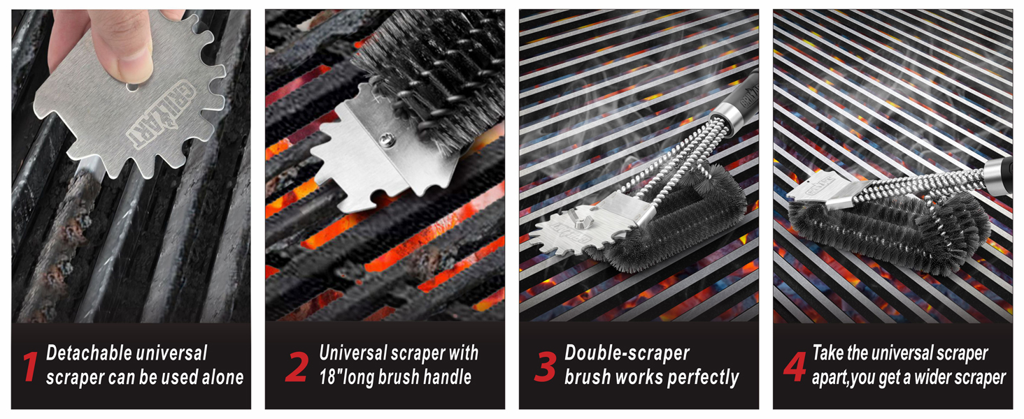 Grill Cleaning Steps