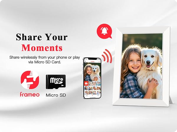 Miroir 10.1 Inch WiFi Digital Photo Frame frameo digital picture frame