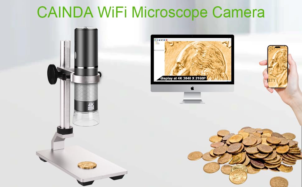 Cainda WiFi Digital Microscope