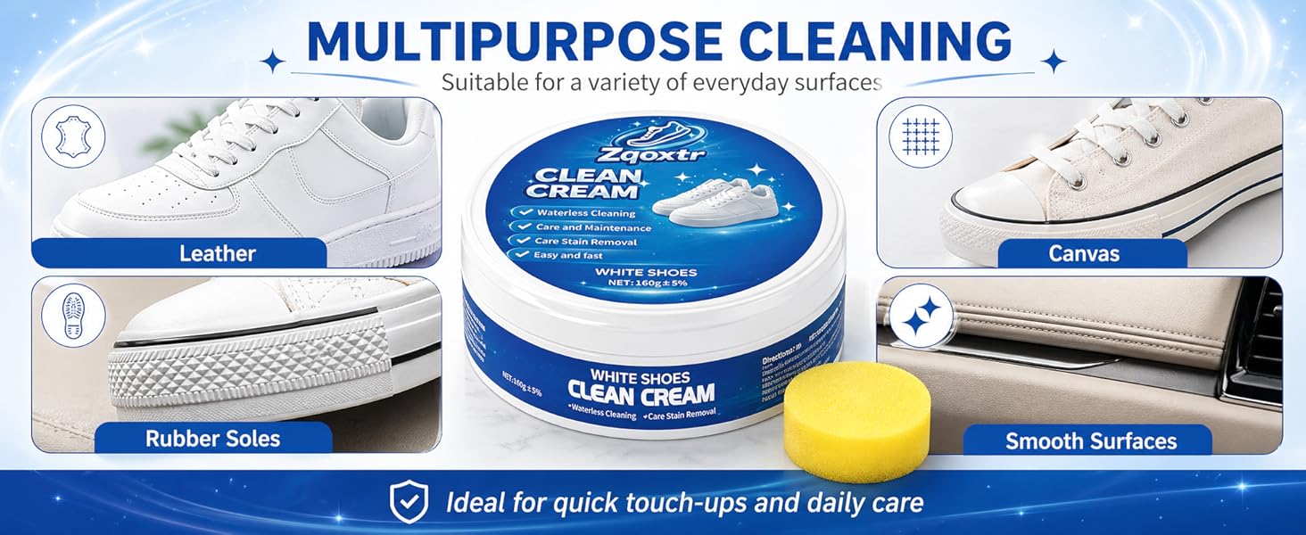 White Shoe Cleaner Cream