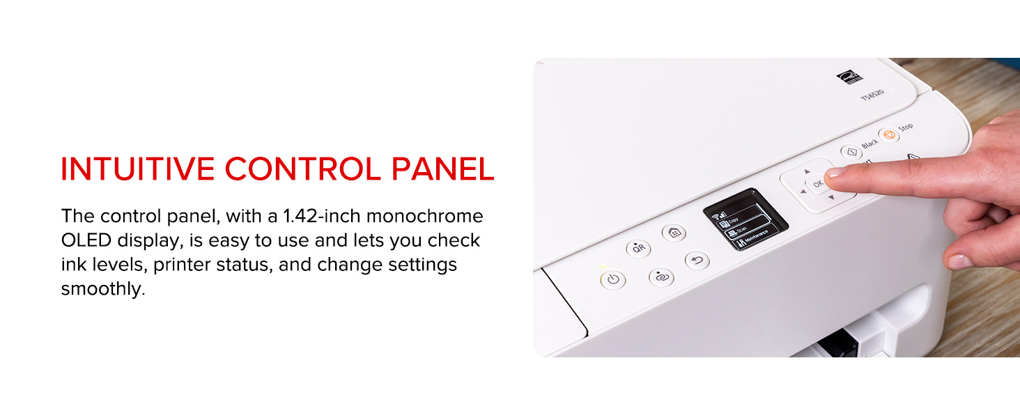 intuitive control panel