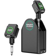 SWIFF 5.8GHz Wireless Guitar System with Charging Case, Wireless Transmitter Receiver Support Mul...