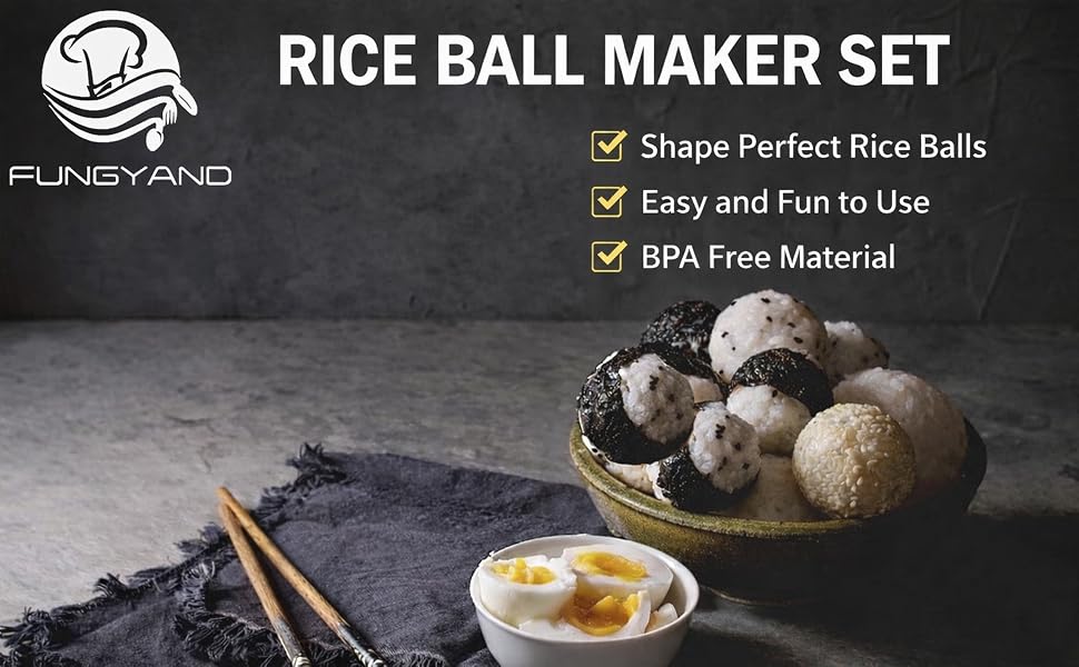sushi ball rice ball
