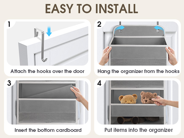 door hanging organizer