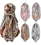 upeilxd 35” Hair Scarf for Women Satin Hair Scarves Silk Bandanas Scarf Headscarf Hair Wrapping a...