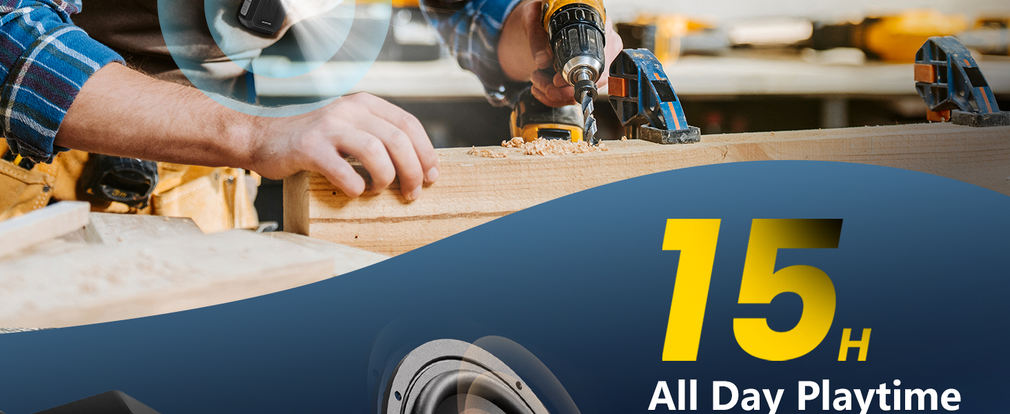 Waterproof Clip-On Portable Speaker