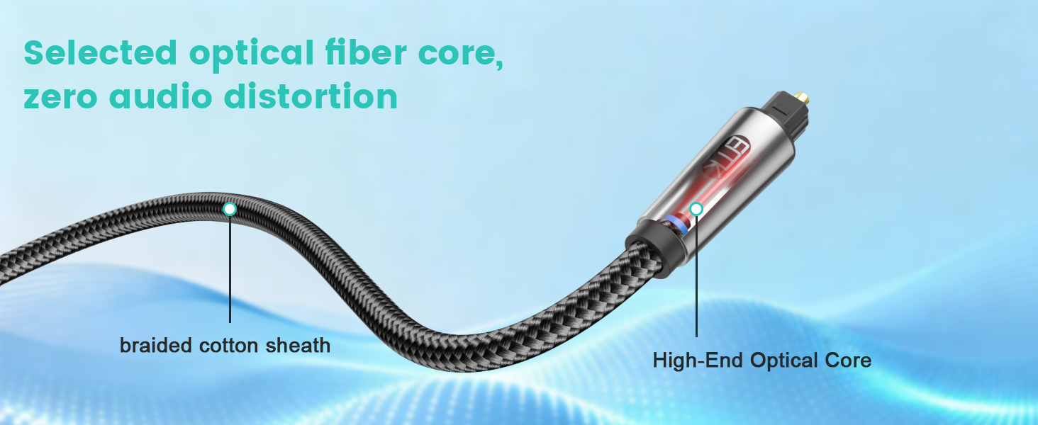 90 degree optical audio cable