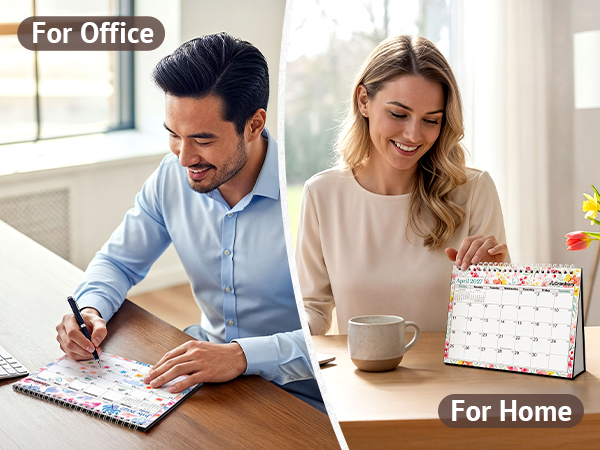 8x6 Desk Calendar - For home, or for office