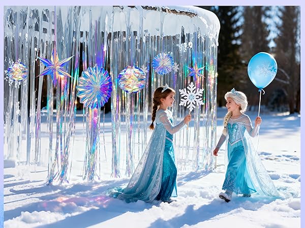 iridescent party supplies