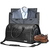 STOVER Garment Travel Duffle Bag, Large 2-in-1 Convertible Carry-on Luggage for Men & Women- Hang...