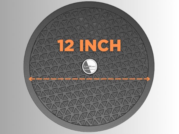 12 inch heavy duty utility lazy susan swivel