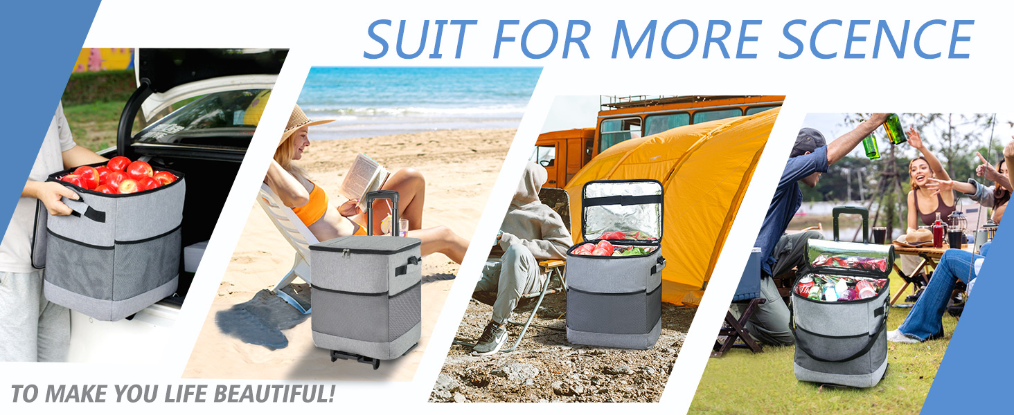 portable cooler insulated cooler bag,cooler with wheels