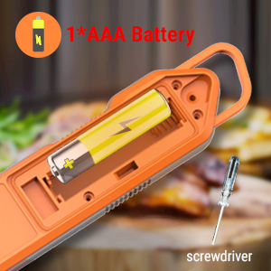 AAA battery kitchen thermometer