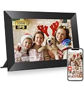 Frameo 10.1 Inch WiFi Digital Picture Frame with 32GB Memory, 1280 x 800 IPS Touch Screen Smart E...