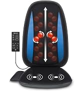 COMFIER Shiatsu Back Massager with Heat,Deep Tissue Kneading Massage Seat Cushion,Massage Chair P...