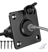 RVSPARK Waterproof Wall Socket Passthrough for Starlink Mini, Aluminum DC 5.5 x 2.1 Female Power ...