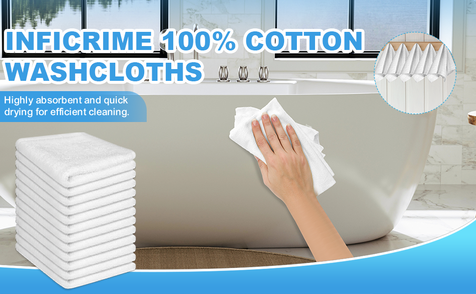 Cotton Washcloths Set