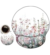 Dinky Ergonomic Mouse Pads, Cute Mouse Pad with Wrist Rest Support Gel, Non-Slip PU Base Mouse Ma...