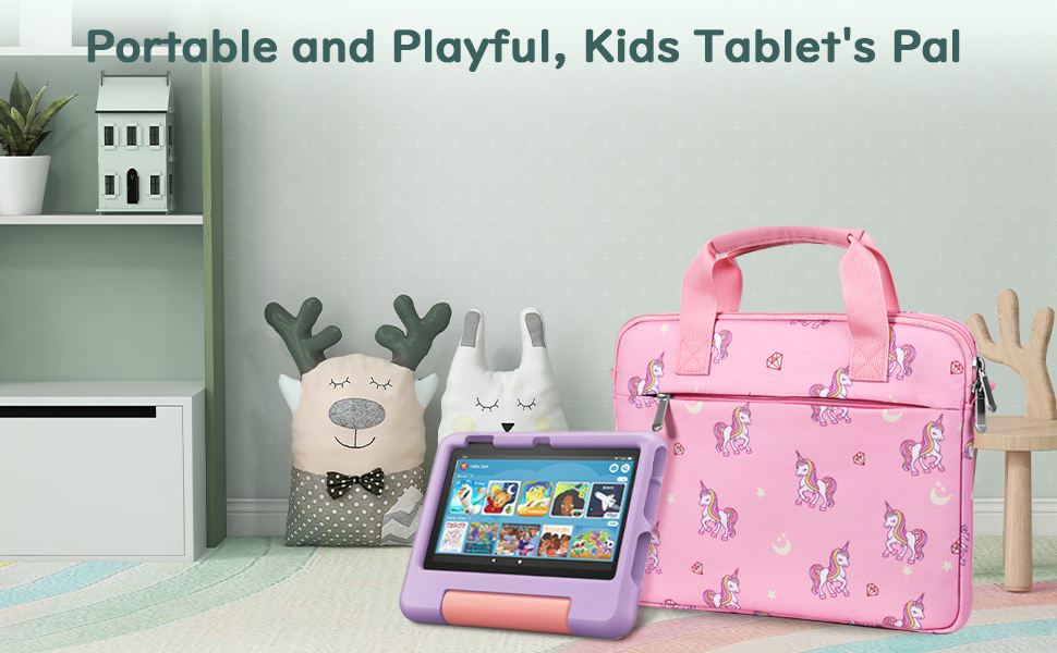 fire kids tablet case, fire hd 10 tablet carrying bag kids, tablet bag for kids
