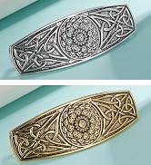 Kkjoy Hair Barrettes Large Hand Crafted Hair Clips Retro Vintage Metal French Hairpins Viking Cel...