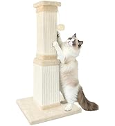 AGYM Cat Scratching Post for Large Cats, Cat Scratcher for Indoor Cats Adults, Sturdy Sisal Scrat...