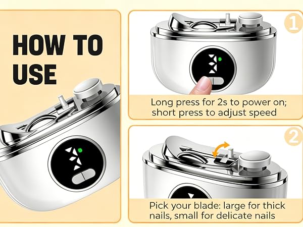 Electric nail clipper