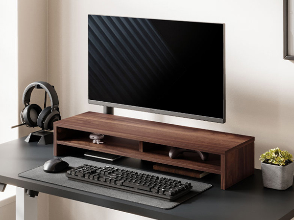 wooden monitor riser