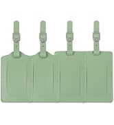 Vigorport Luggage Tags, Leather Personalized Suitcase Tag Set of 4 Pack | TSA Approved Luggage ID...