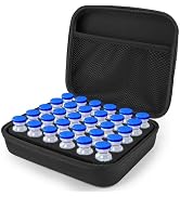 SMYV Insulin Vial Holder Storage Case for Fridge, Peptide Case Fits Standard 10ml U-100 Vials, 30...